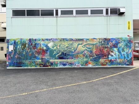 栄区役所 MURAL ART &ワークショップ
