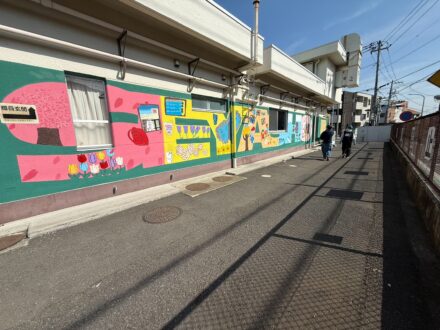 【横浜市立瀬谷小学校】壁画アート制作
